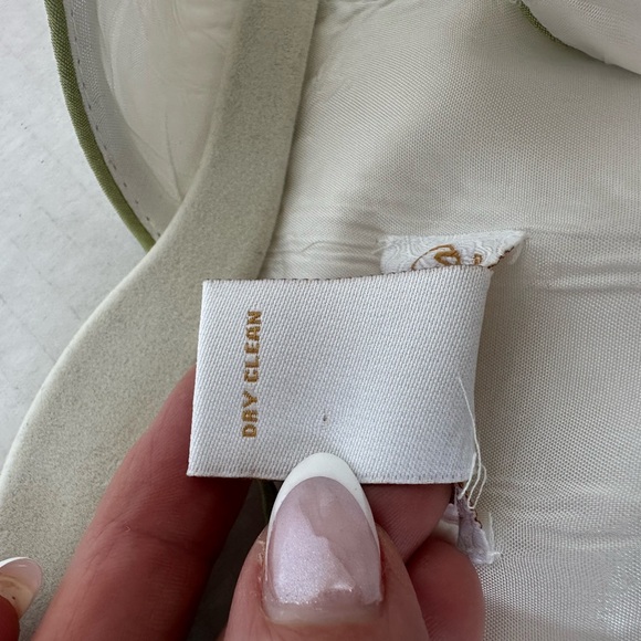 Green and White Girls Formal Party Dress - Picture 5 of 5